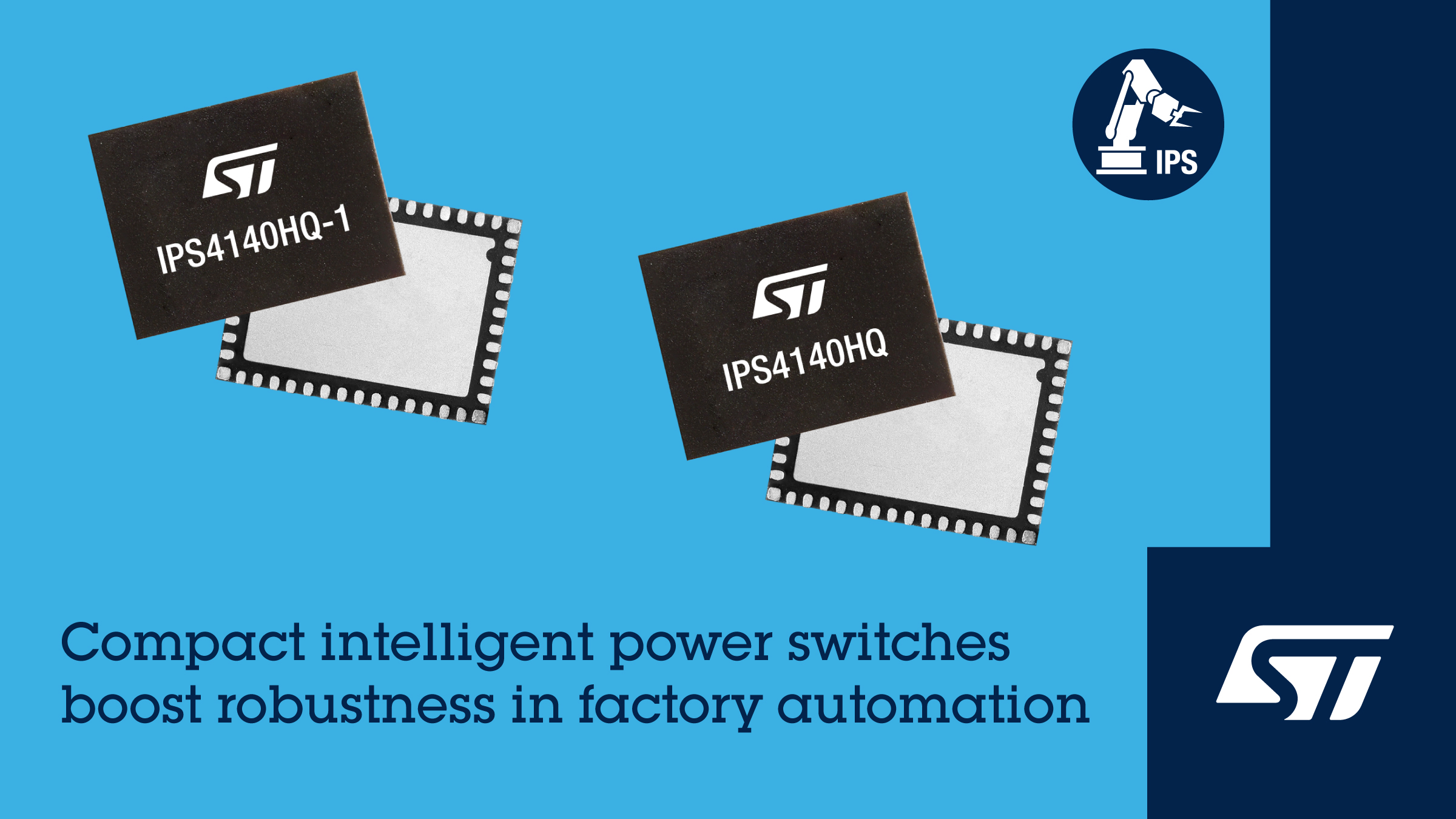 Intelligent Power Switches from STMicroelectronics are Compact, Efficient, and Robust